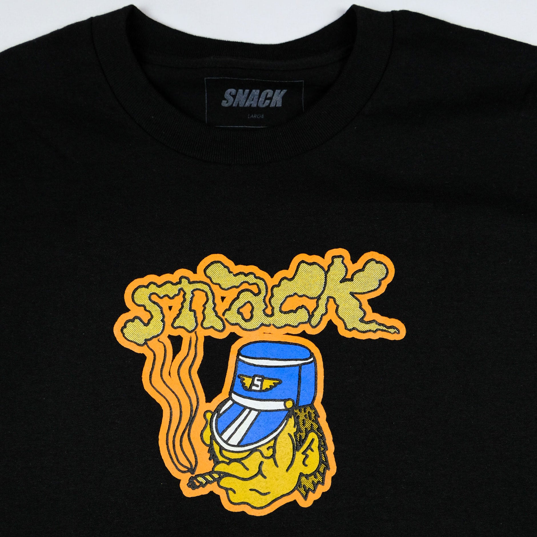 Snack Conductor t-shirt nera cotone