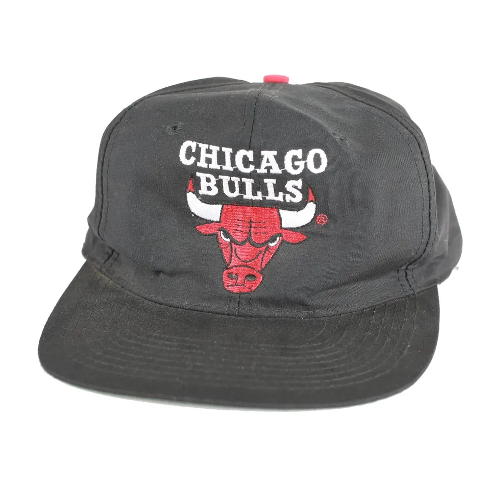 Chicago Bulls snapback cappello nero vintage