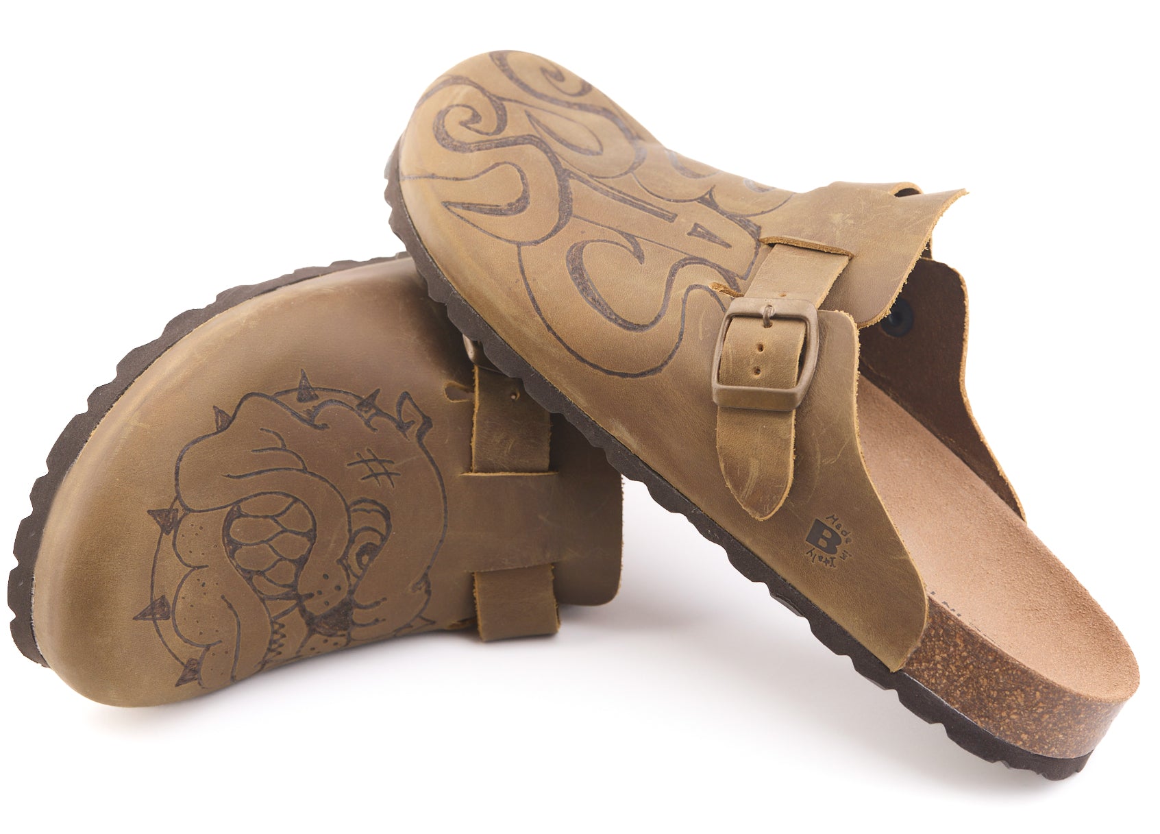 AC Longboards 1900 Tabacco BadAss sabot pelle nabuk
