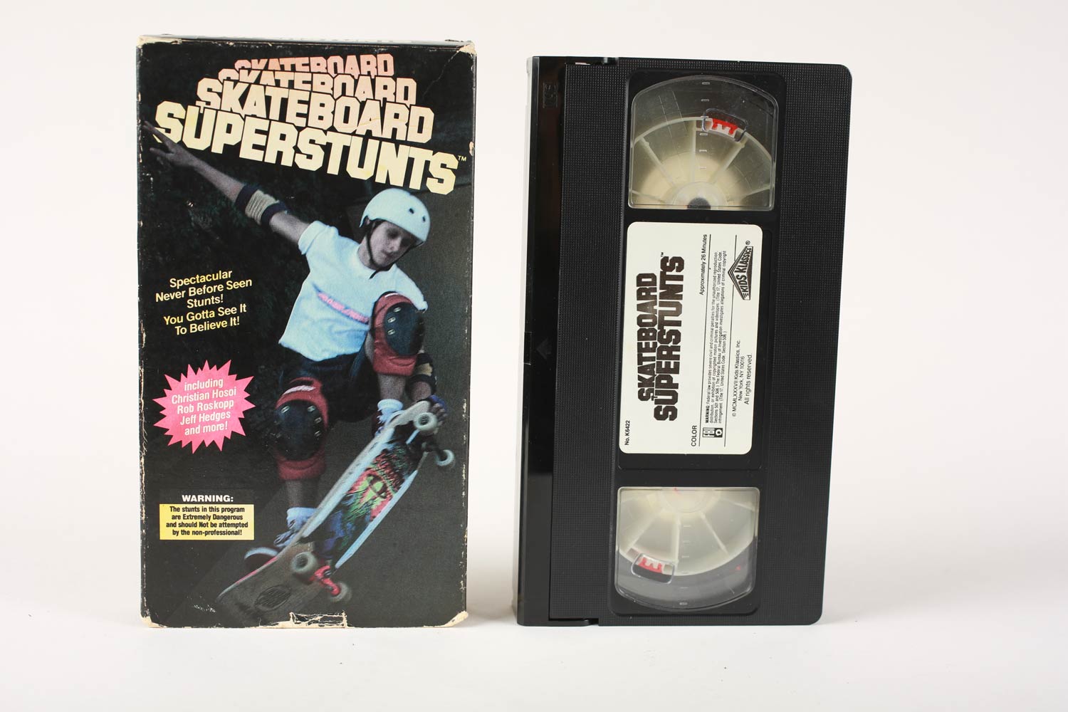 Skateboard Superstunts videocassetta VHS 1987