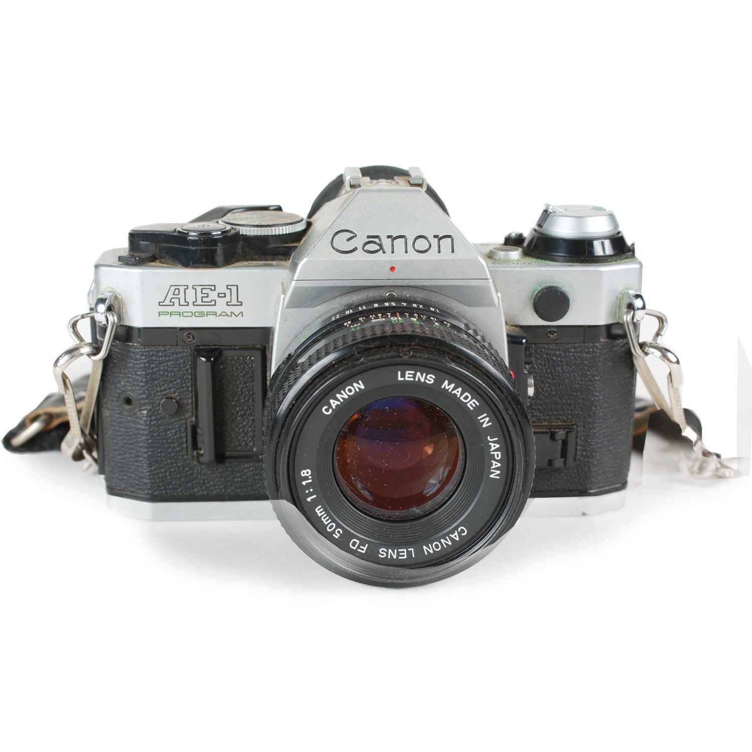 Canon AE-1 Program fotocamera 35mm con 50mm f/1.8