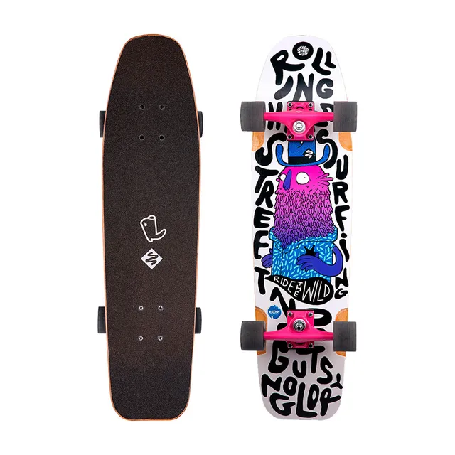 Street Surfing Double Kick Ride The Wild 31" skateboard 8,5"