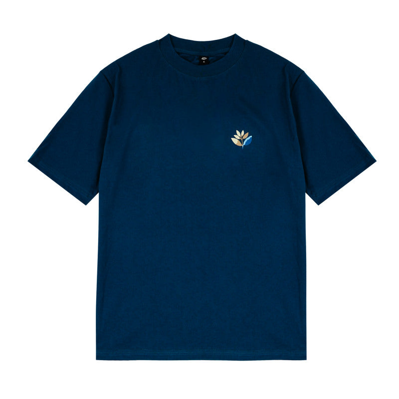 Magenta Playa Tee maglietta blu navy cotone
