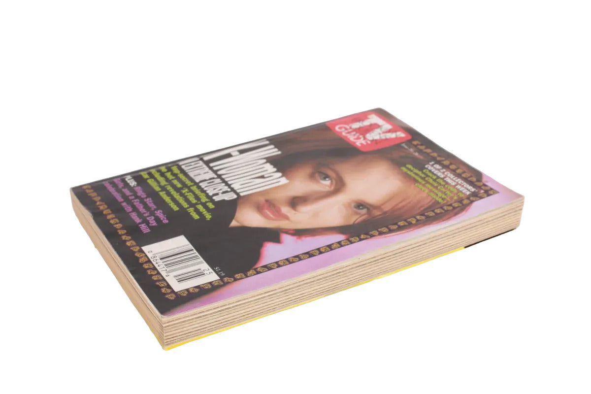 X-Files TV Guide 1998 rivista vintage Gillian Anderson