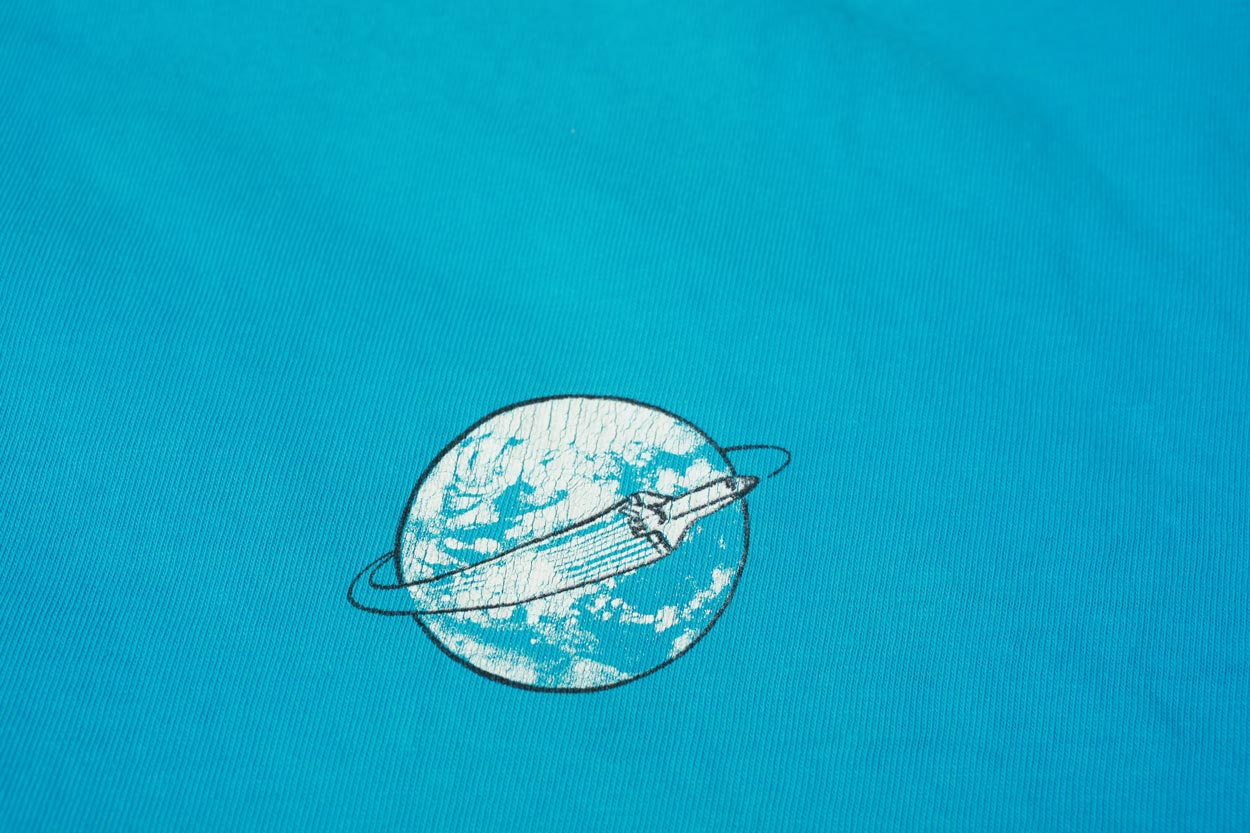 NASA Space Shuttle Orbit maglietta cotone blu 1991 XL