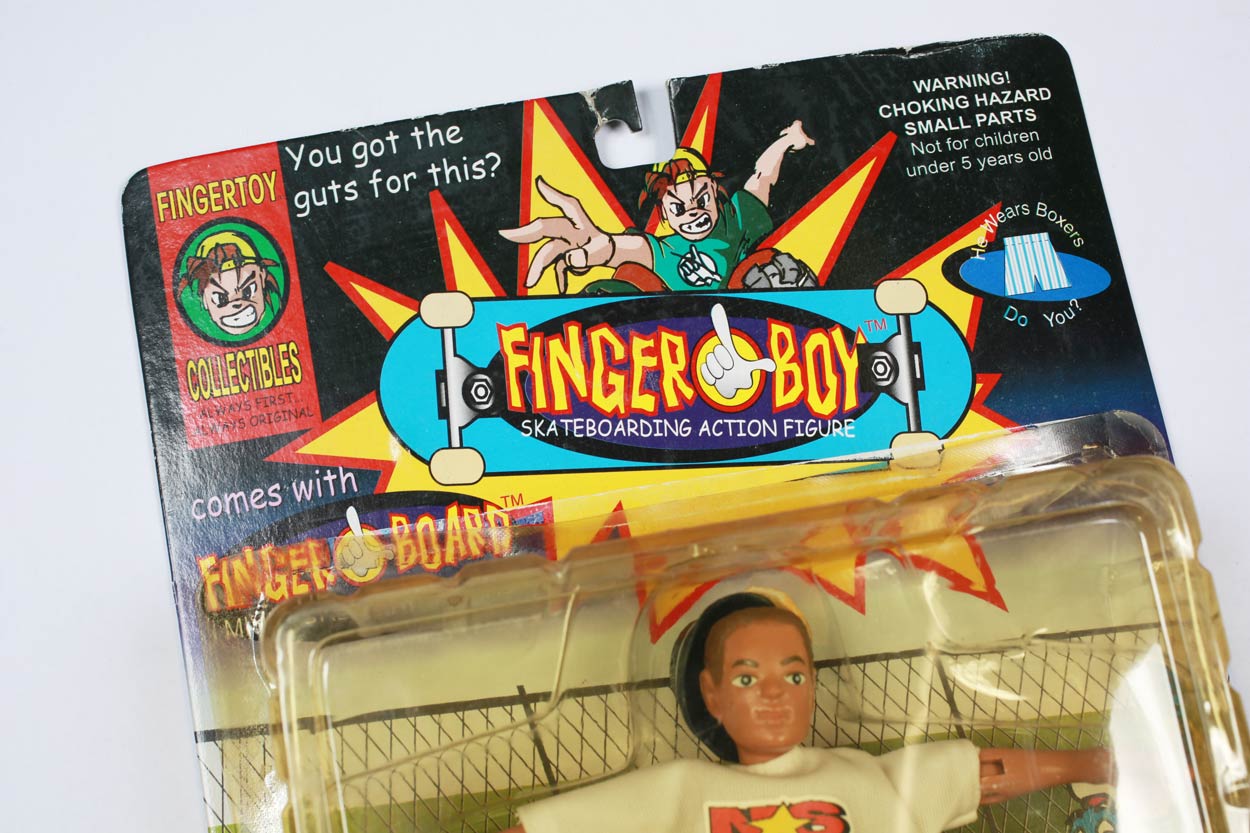 FingerBoy Skateboarding action figure vintage