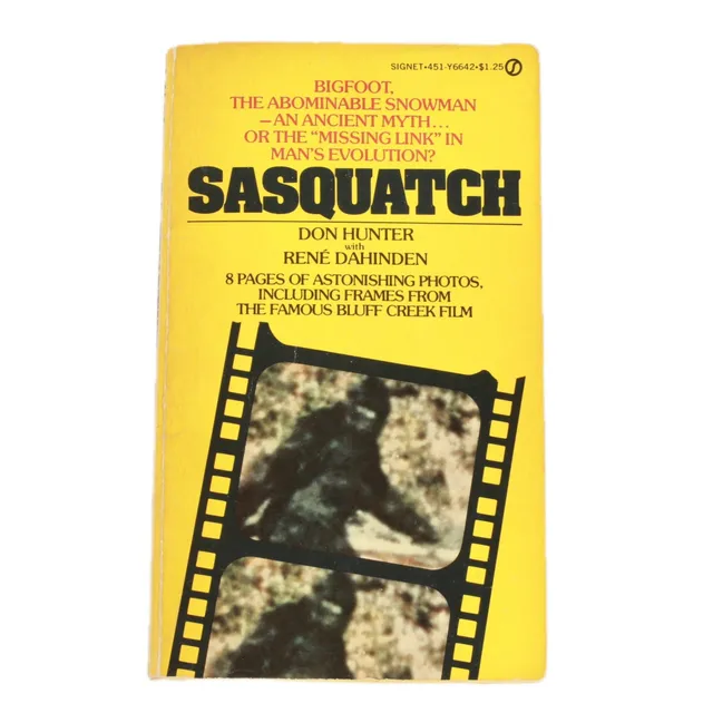 Don Hunter Sasquatch 1975 libro brossura vintage