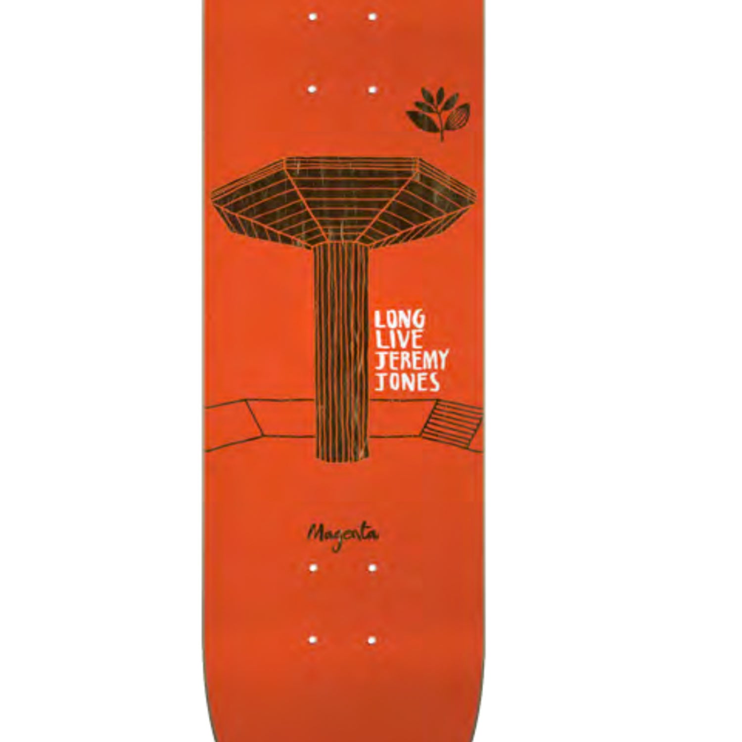 Magenta Jeremy Jones Home Series tavola skateboard 8.25" acero canadese