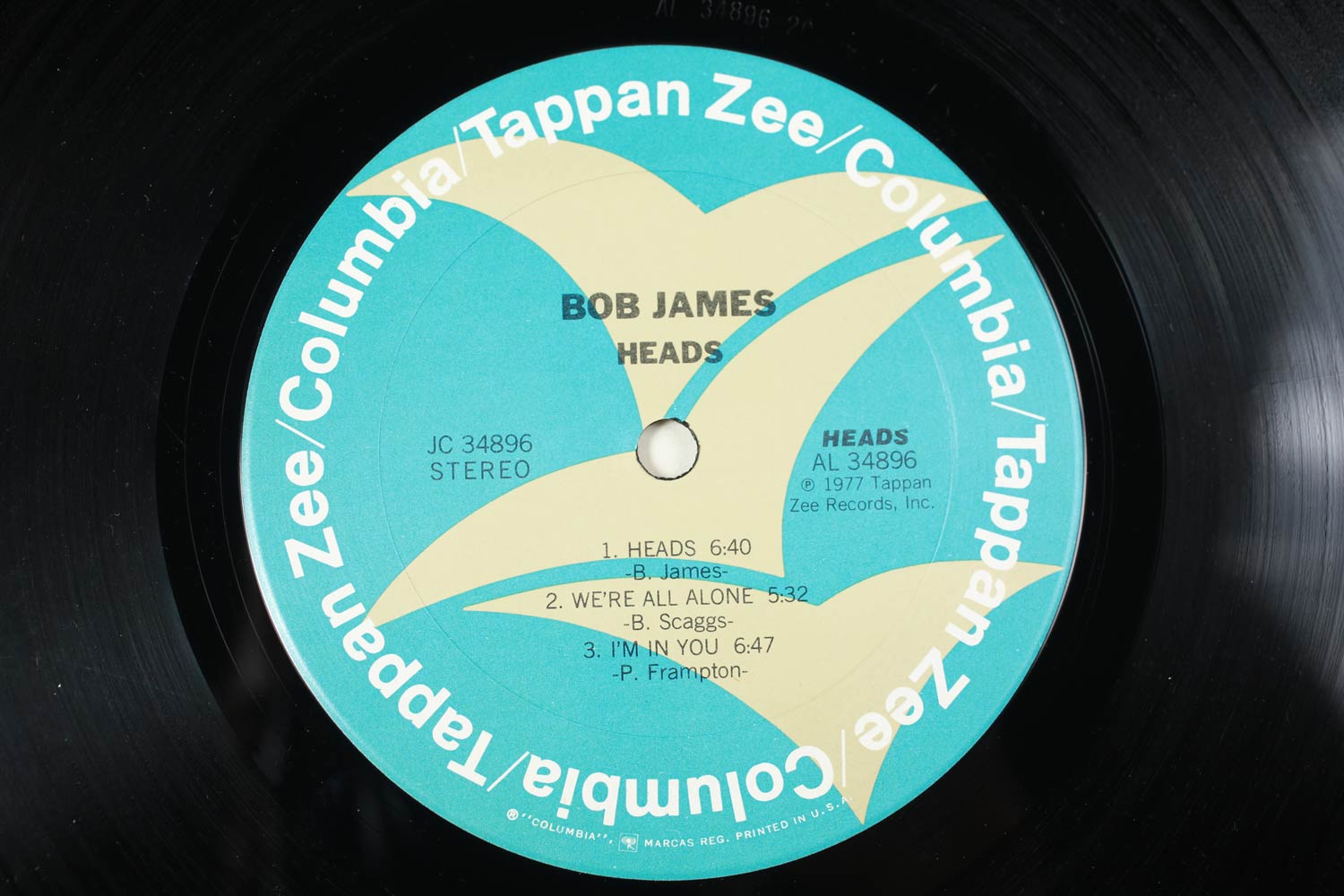 Bob James Heads disco vinile LP 1977 gatefold