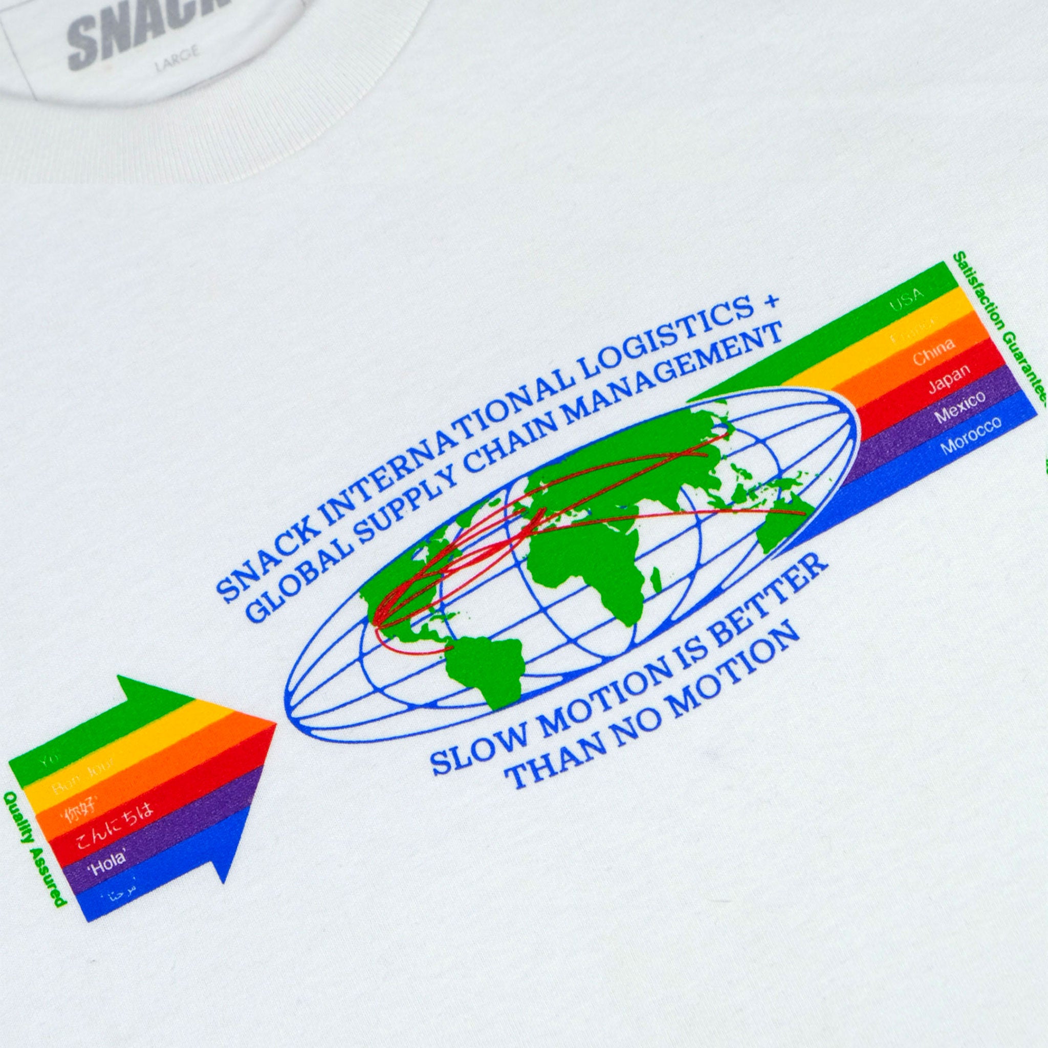 Snack Continuous Flow t-shirt cotone bianco