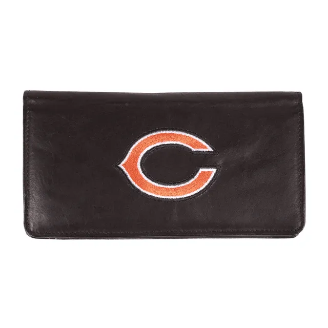 Chicago Bears Organizer portafoglio in pelle nero
