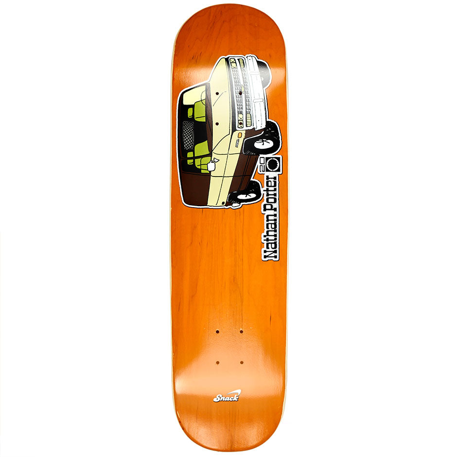 Snack Porter Nathan's Whip tavola skate 8.0 marrone