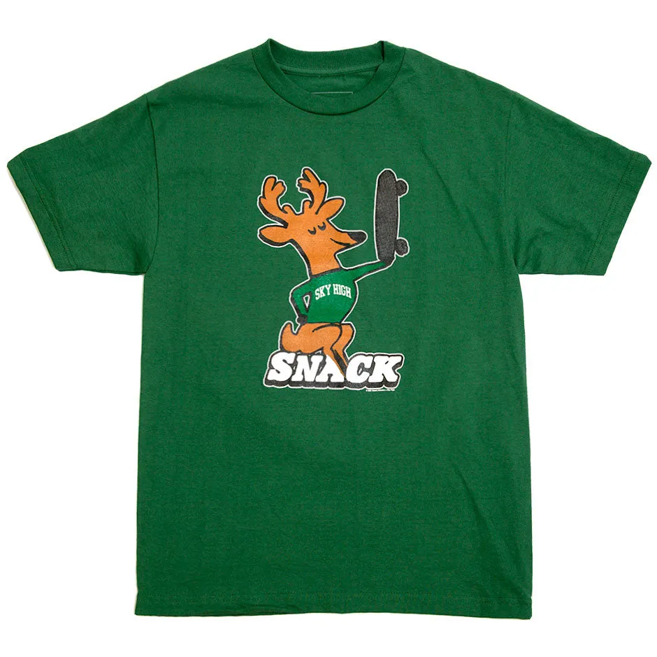 Snack Sky High t-shirt pine verde cotone