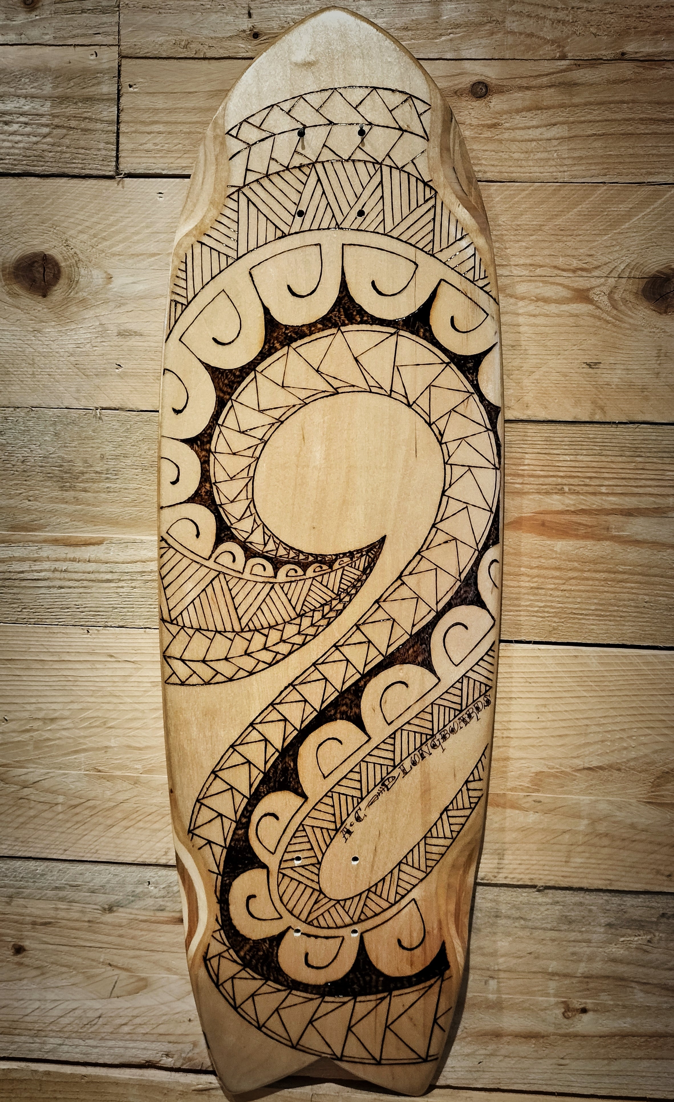 AC Longboards Surfskate Wave deck acero canadese 29,9"