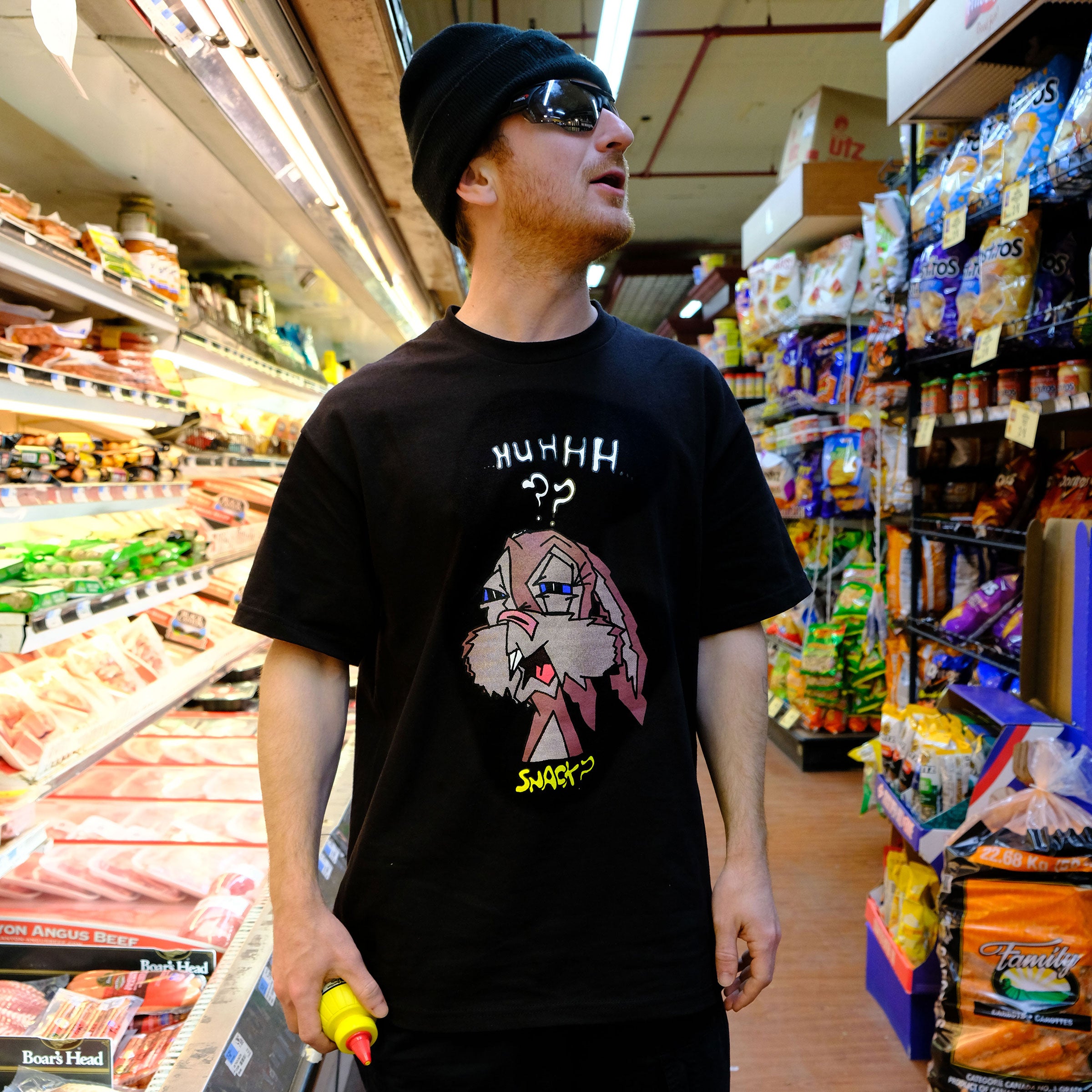 Snack Buns maglietta skate nera M cotone