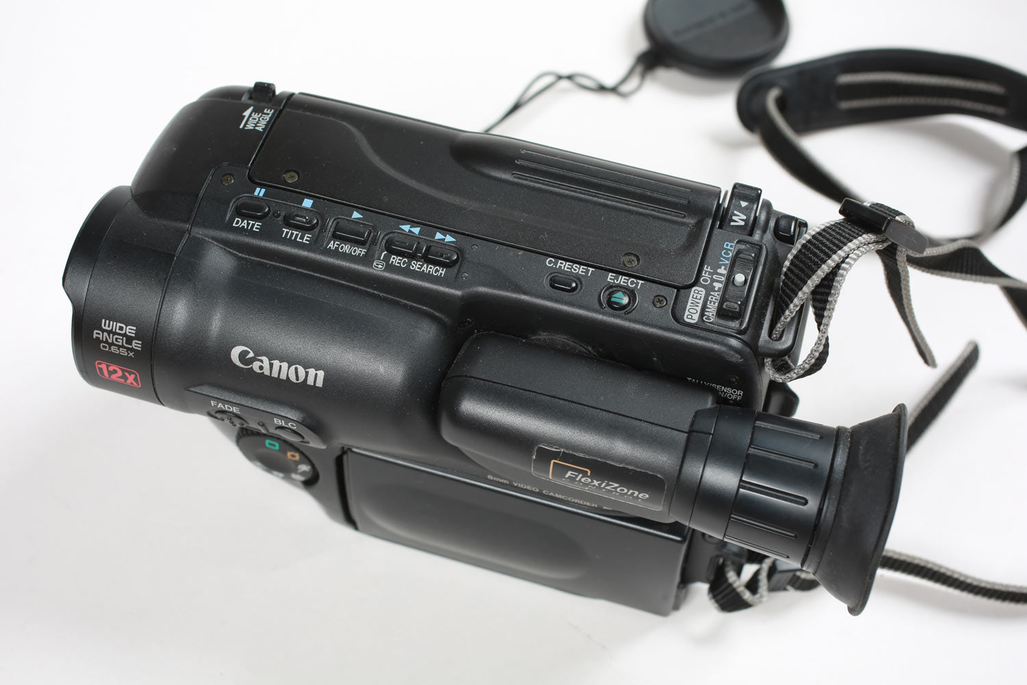Canon ES550 videocamera 8mm anni 90 testata con cassetta
