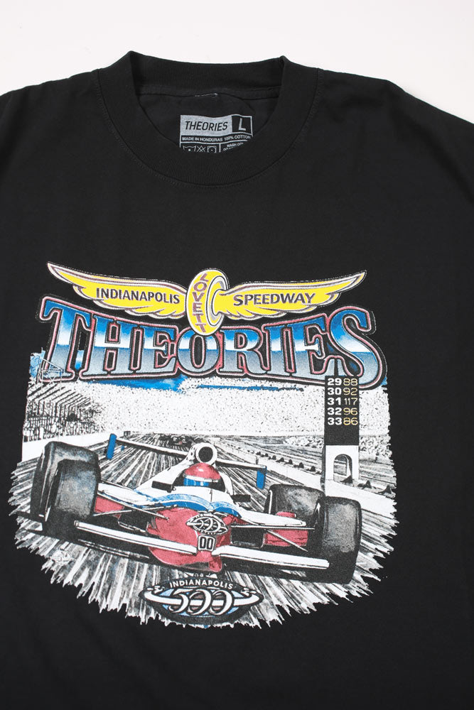 Theories Speedway maglietta nera cotone pesante