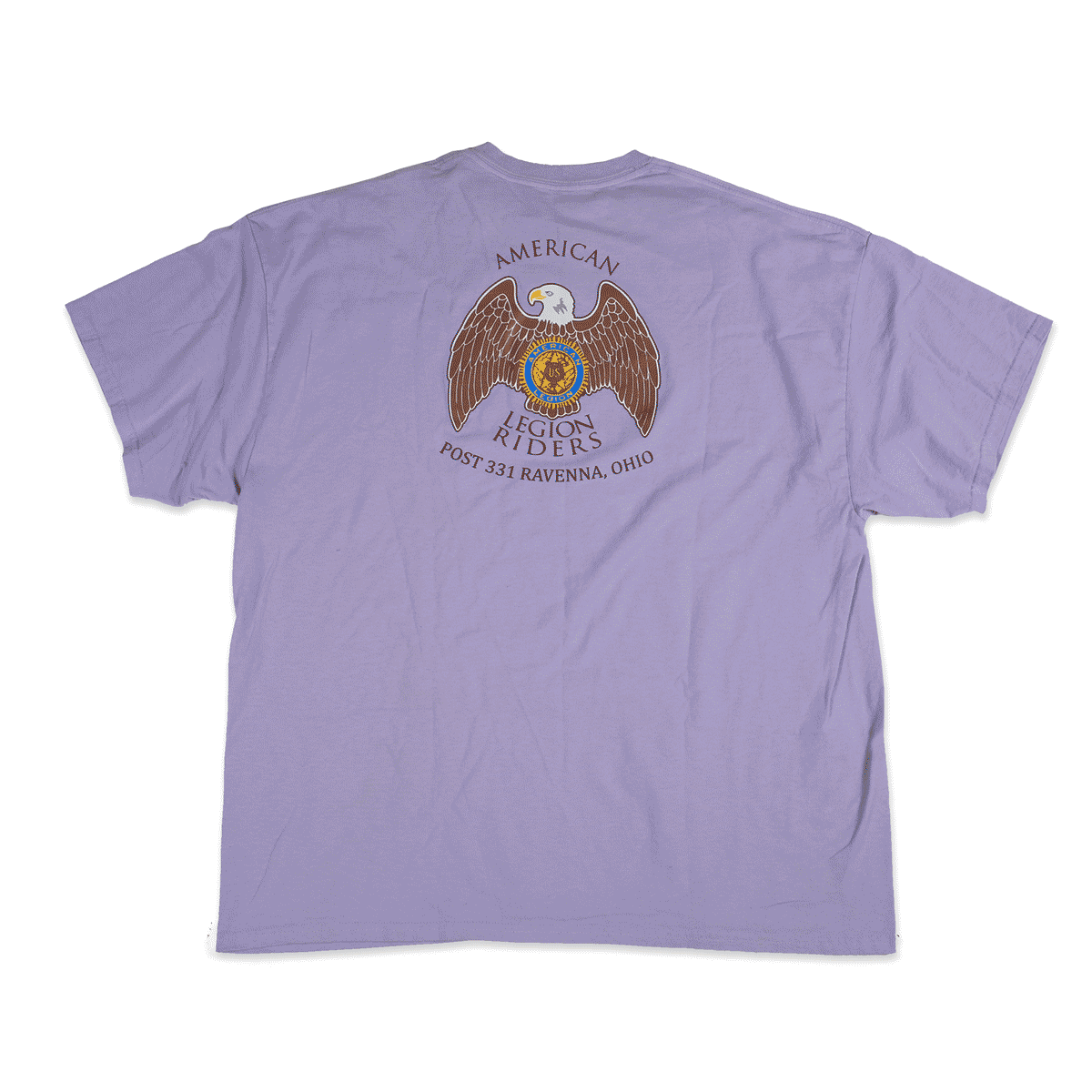American Legion Ohio t-shirt vintage lavanda XXL cotone