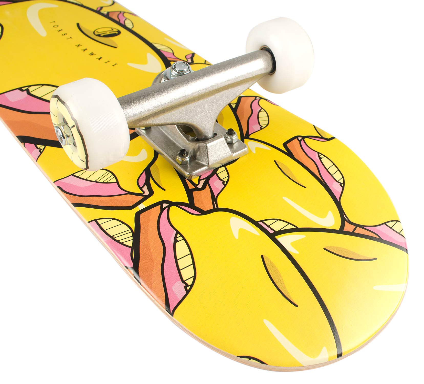 Jucker Hawaii Tasty Toasts Skateboard 7.75" Completo Acero