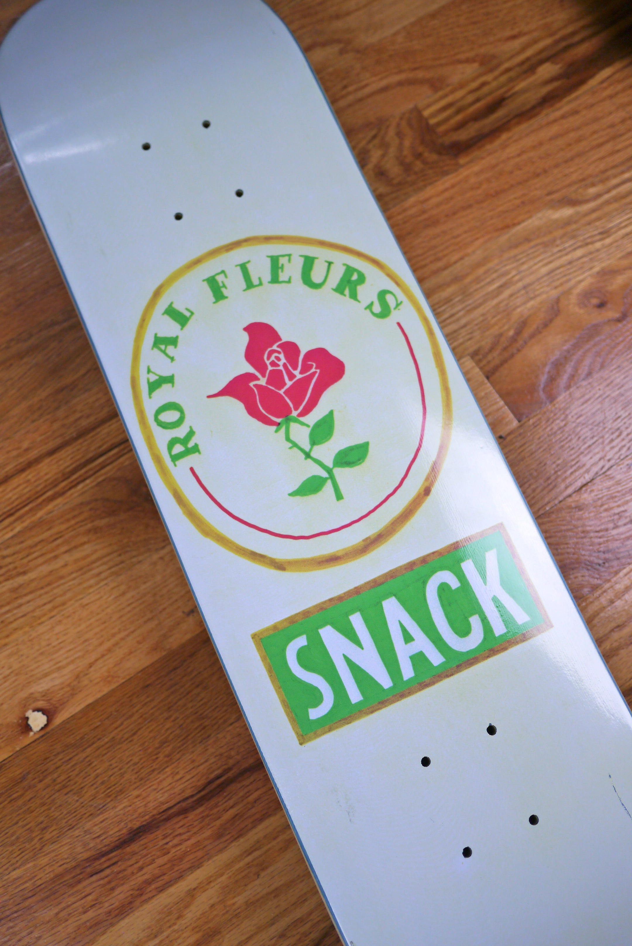 Snack Fleurs tavola skate 8.125 acero