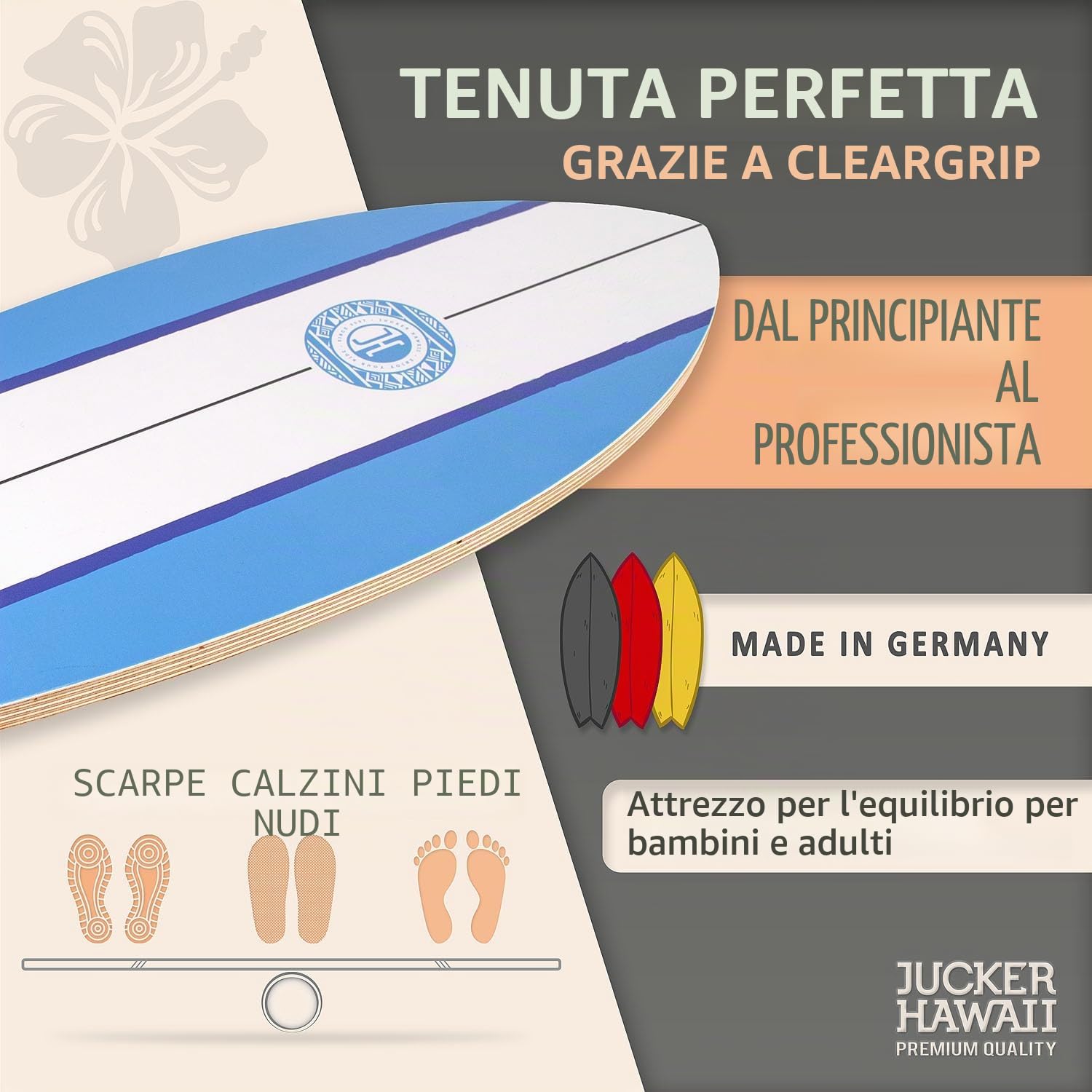 Jucker Hawaii Homerider Aloha Balance Board Sughero