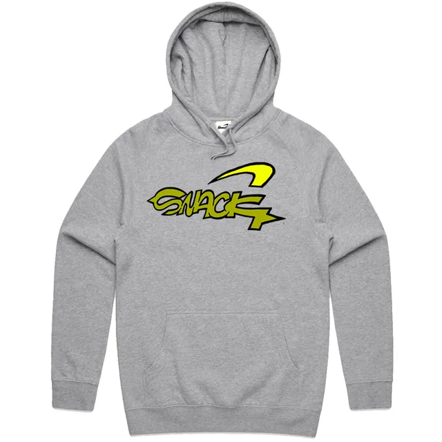 Snack Skateboarding Stroke felpa grigia L con cappuccio