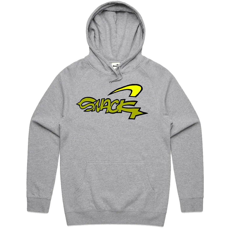 Snack Skateboarding Stroke felpa grigia L con cappuccio