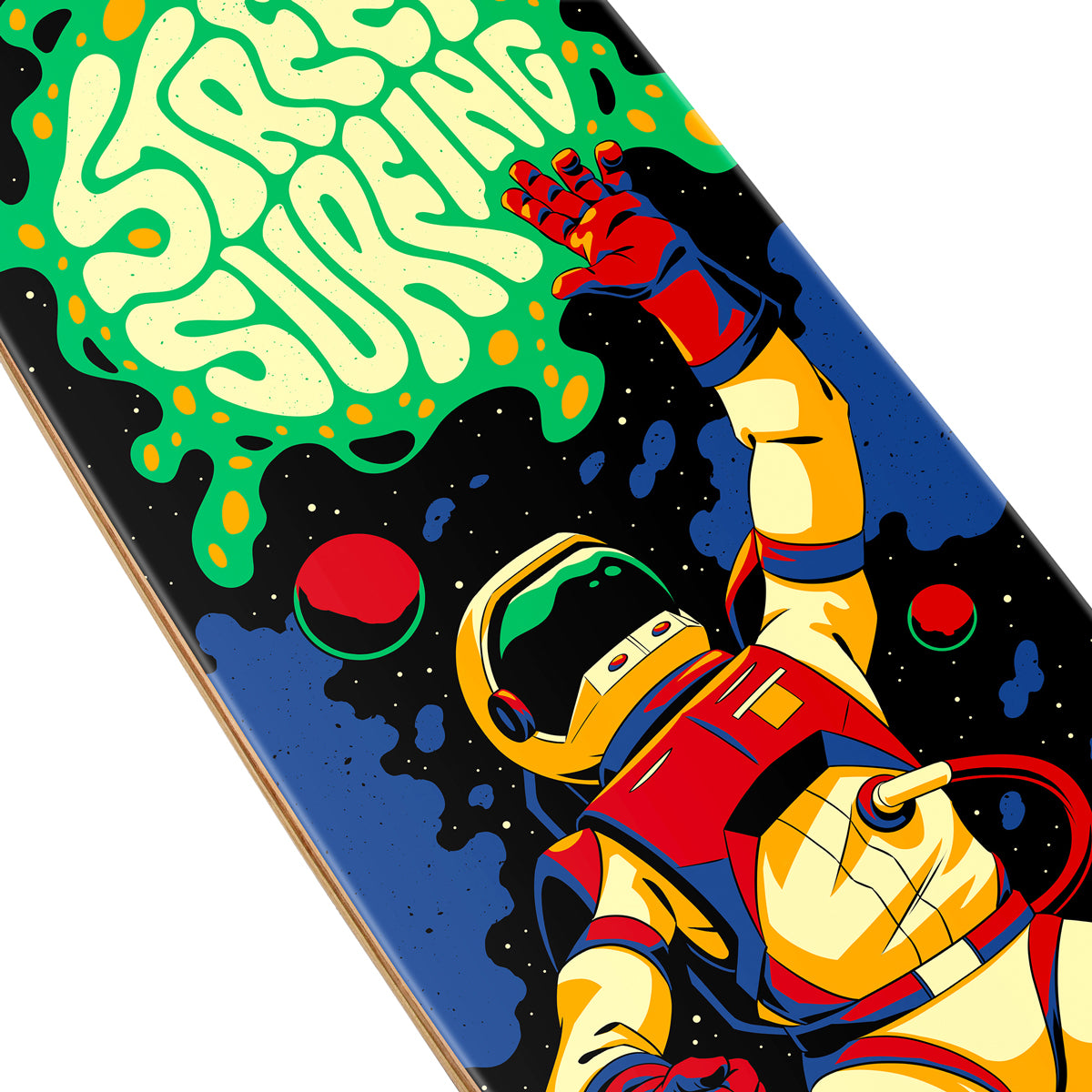 Street Surfing Cut Kicktail Astronaut 36" longboard 8 strati
