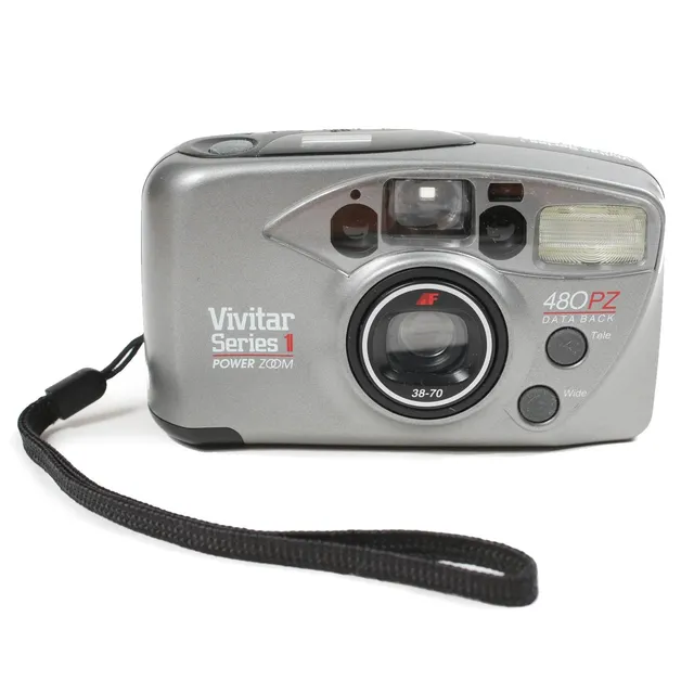 Vivitar 480PZ Data Back macchina 35mm zoom automatica