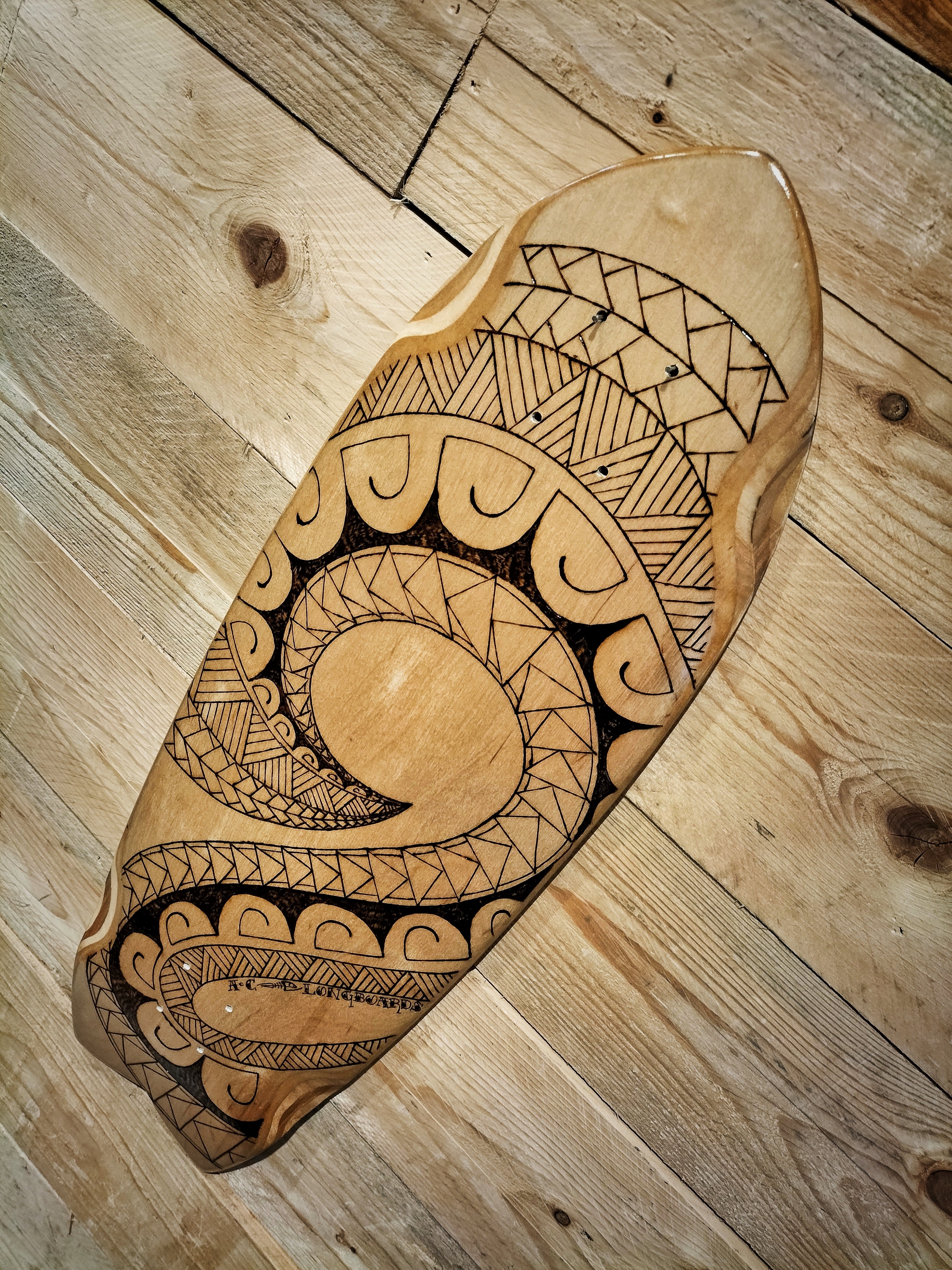 AC Longboards Surfskate Wave deck acero canadese 29,9"