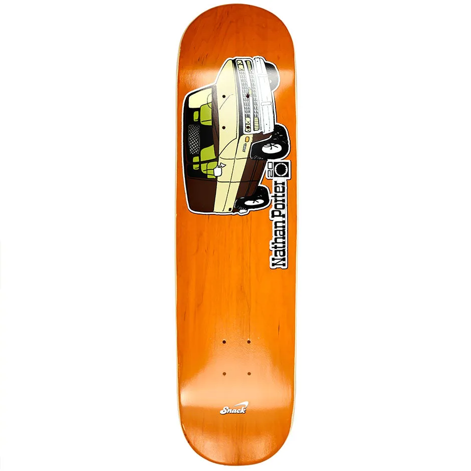 Snack Porter Nathan's Whip tavola skate 8.0 marrone