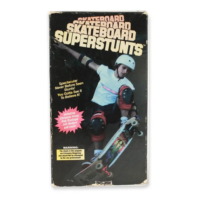 Skateboard Superstunts videocassetta VHS 1987