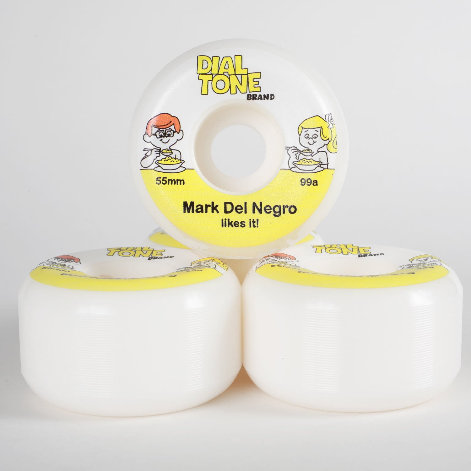 Dial Tone Ginger Grahams Mark Del Negro ruote skate 55mm 99A