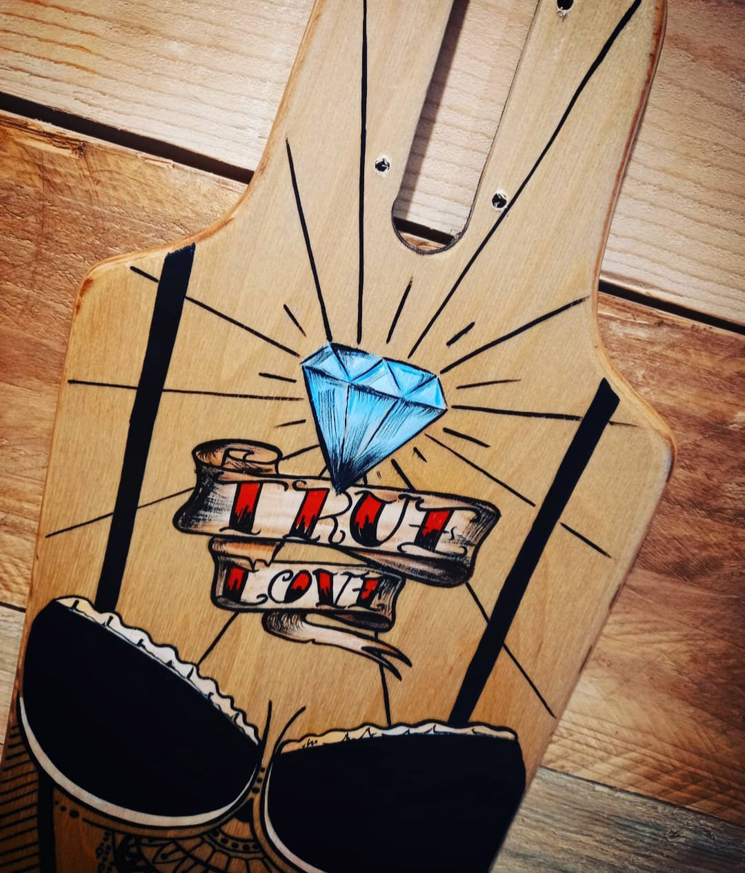 AC Longboards Bikini longboard betulla 39,3 freeride