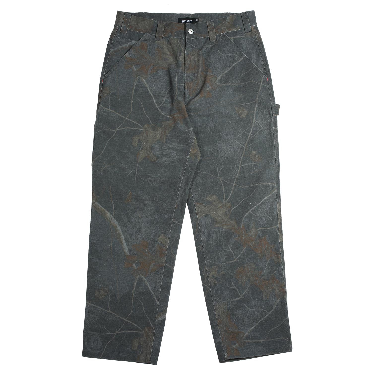 Theories Piano Trap Carpenter pantaloni camo ash timber