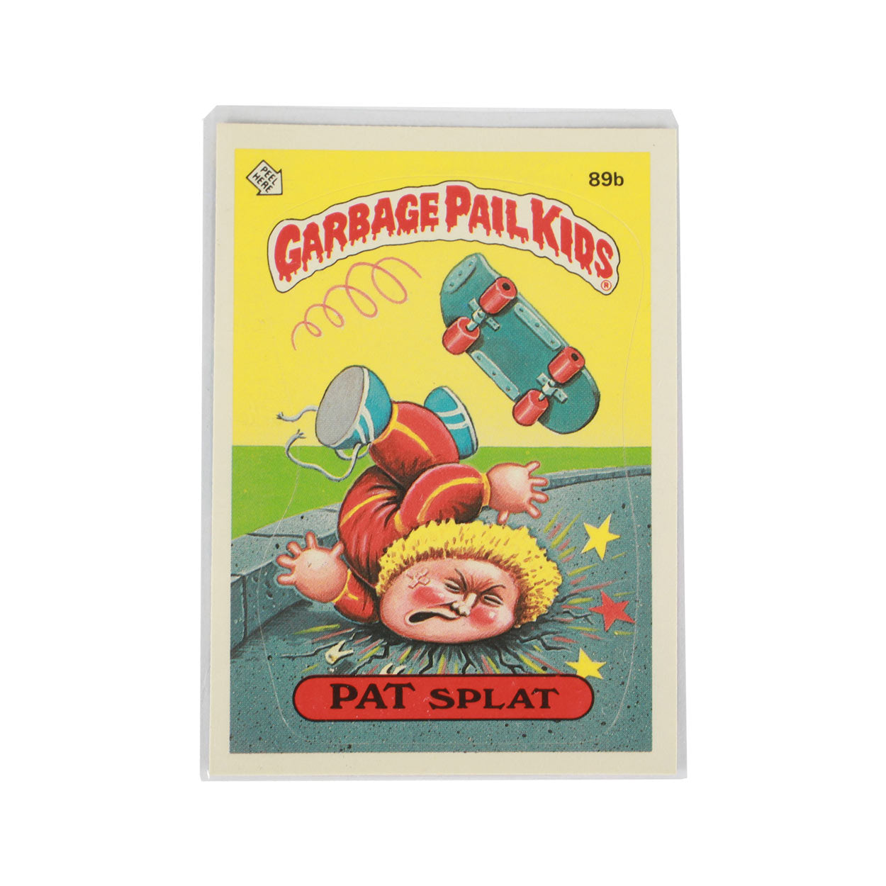 Garbage Pail Kids Serie 3 Pat Splat carta collezionabile 1986