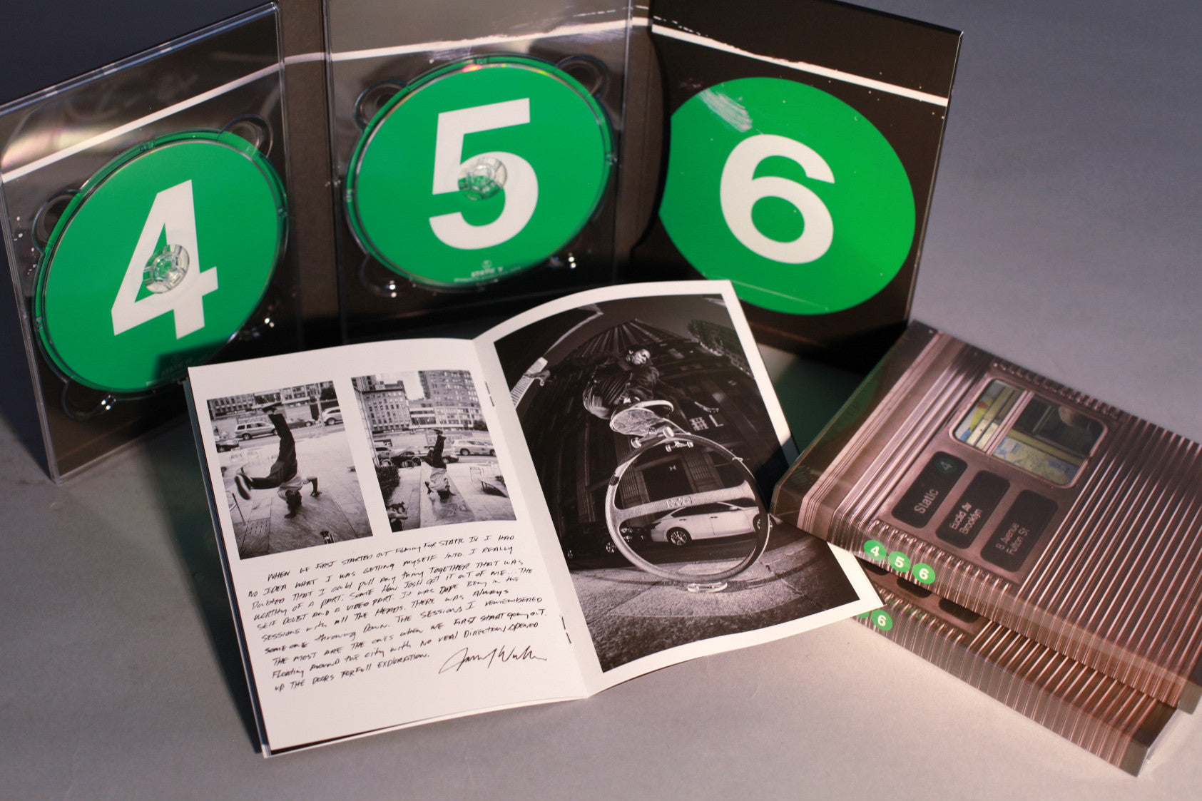 Theories Static IV dvd skate pacchetto 2 dischi booklet