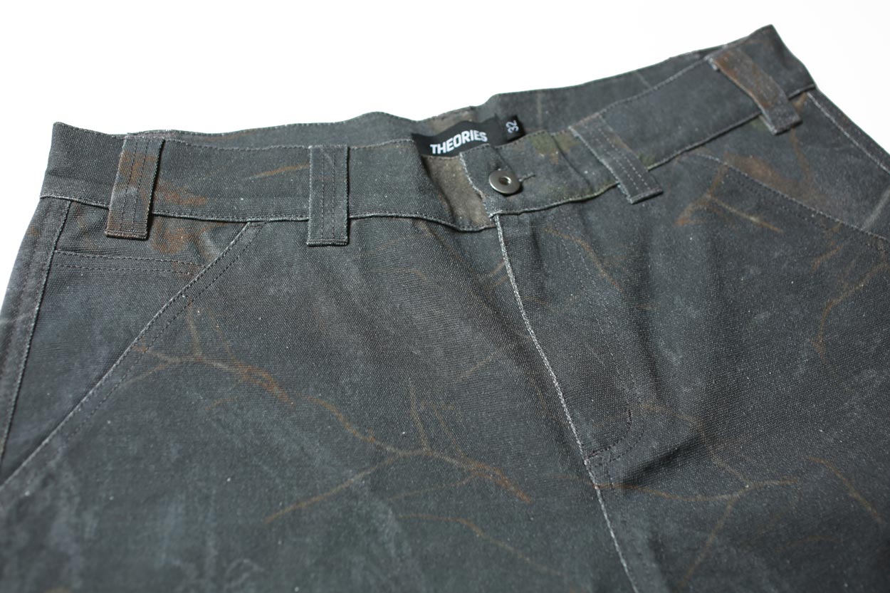 Theories Cadet shorts mimetici twill cotone