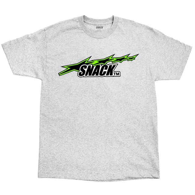 Snack Four Starz t-shirt ash cotone