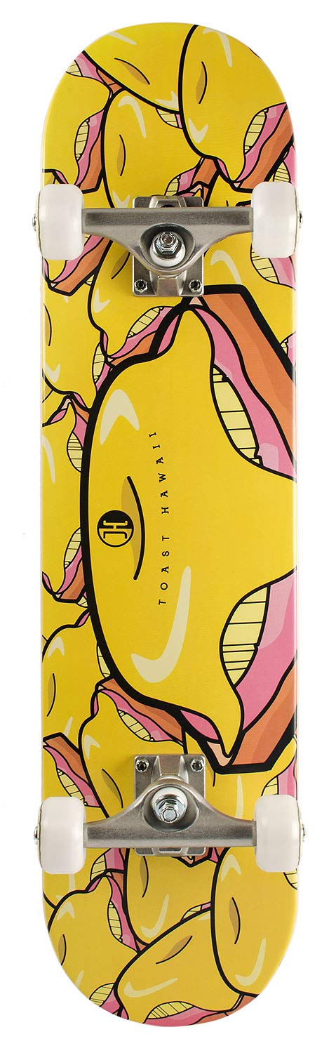 Jucker Hawaii Tasty Toasts Skateboard 7.75" Completo Acero