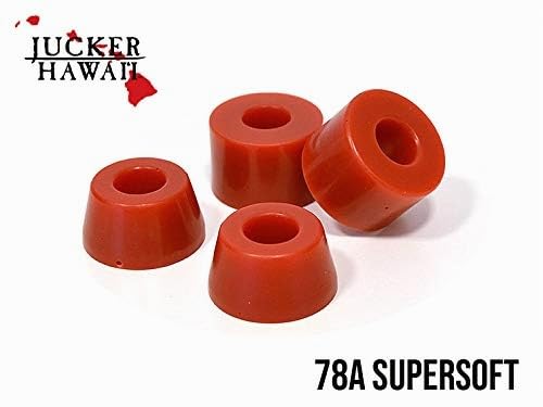 Jucker Hawaii 78A gommini longboard rossi set 4 pezzi