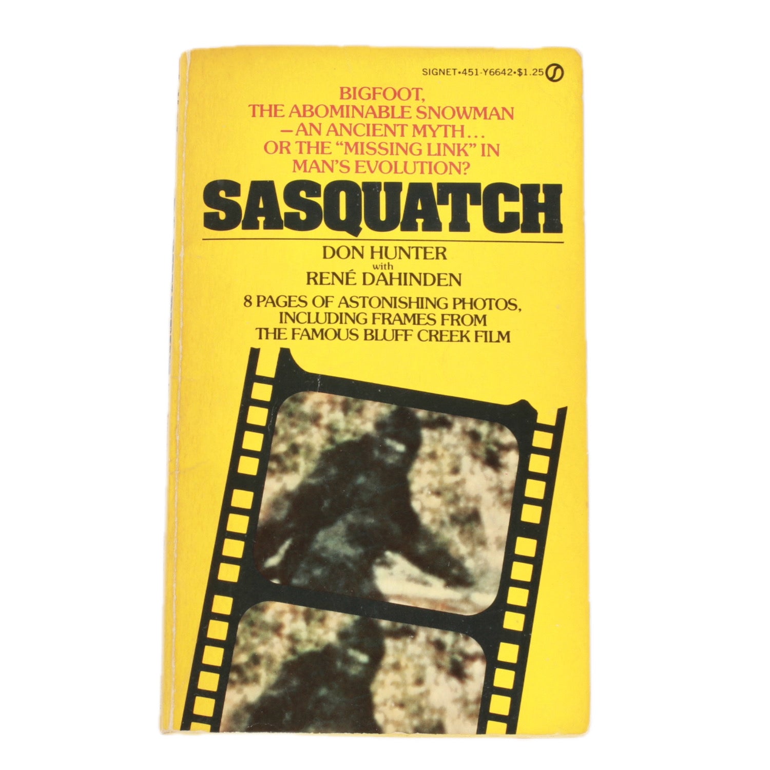 Don Hunter Sasquatch 1975 libro brossura vintage