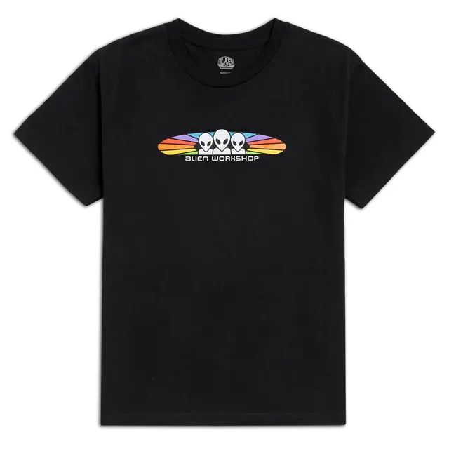 Alien Workshop Spectrum t-shirt nera cotone uomo