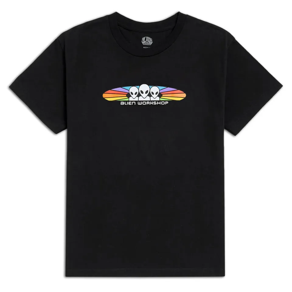Alien Workshop Spectrum t-shirt nera cotone uomo
