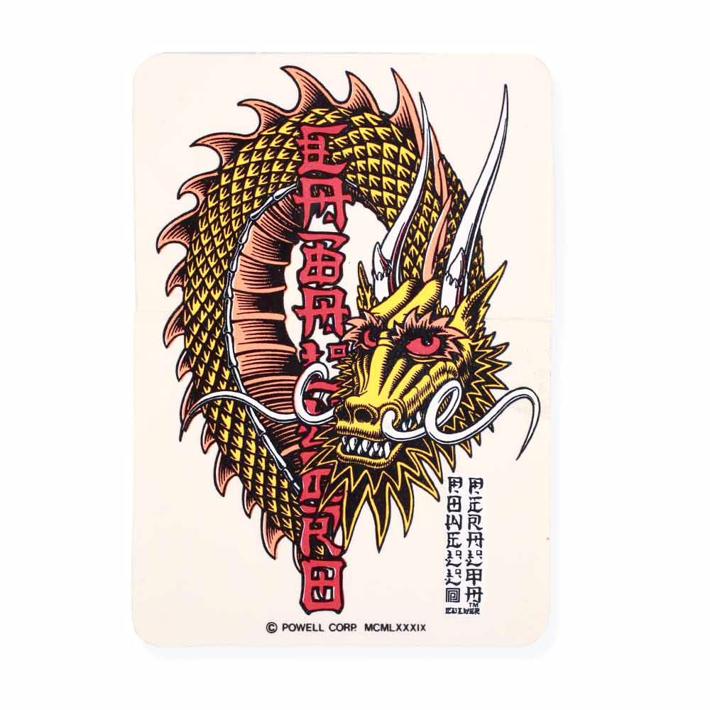 Powell Peralta Dragon adesivo skate 1979 vinile
