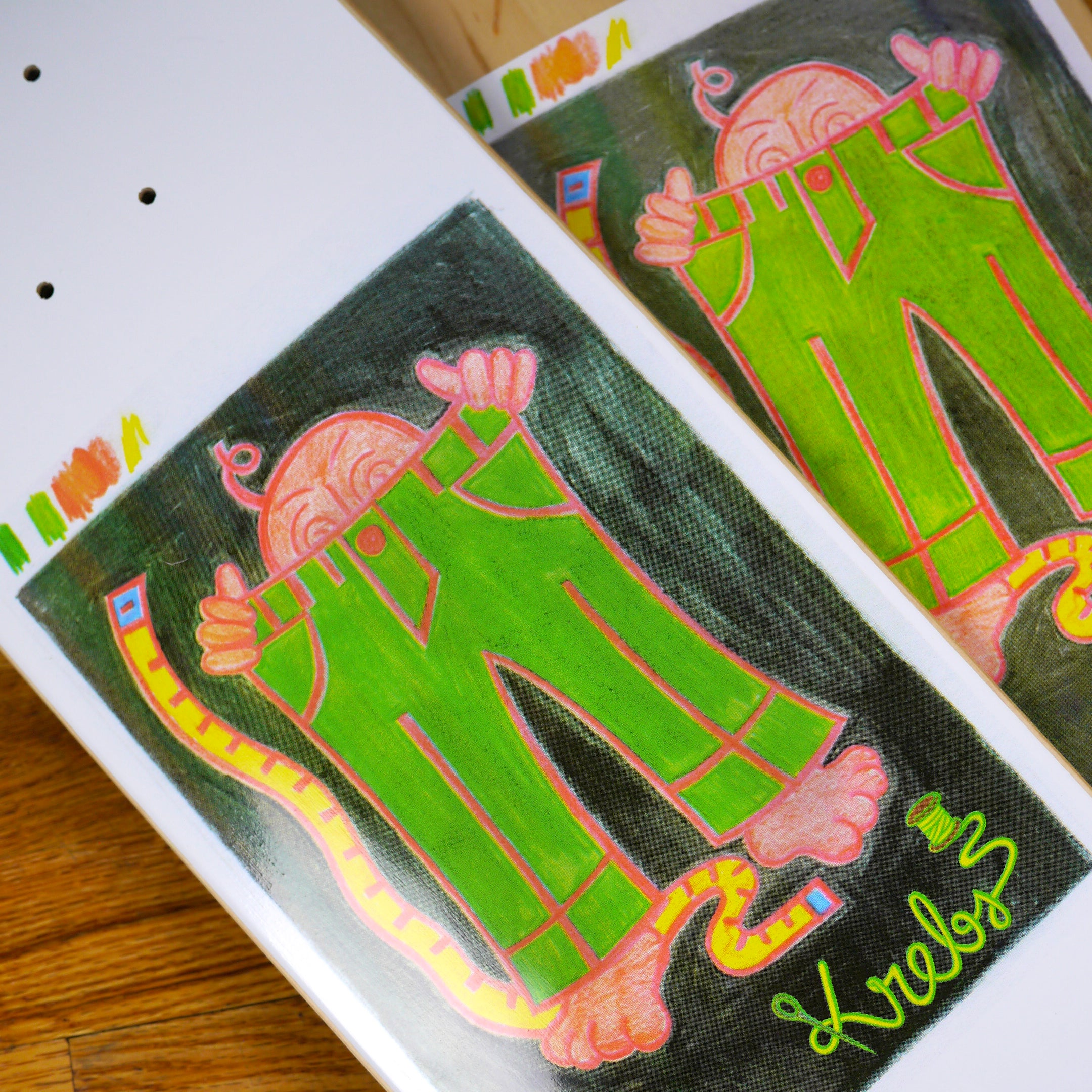 Snack Krebs Pants tavola skate grafica Casey Jones