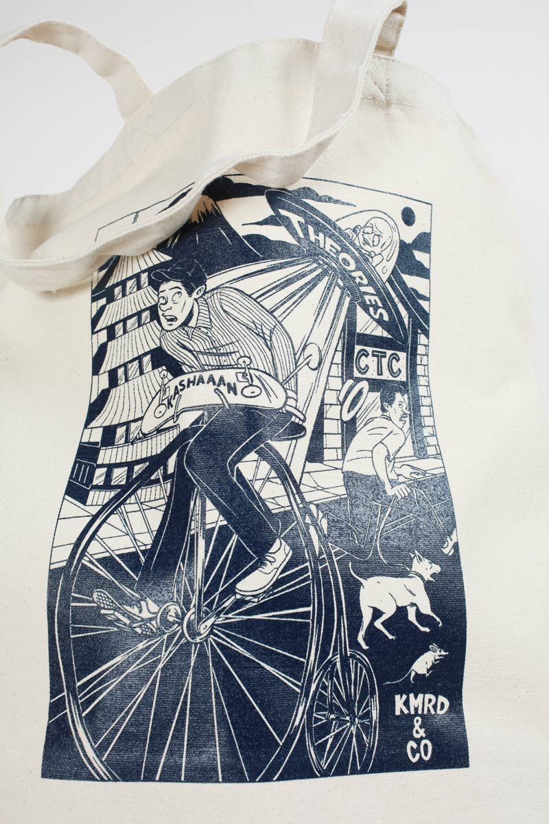 KMRD Theories portaskate bici artigianale acciaio nero