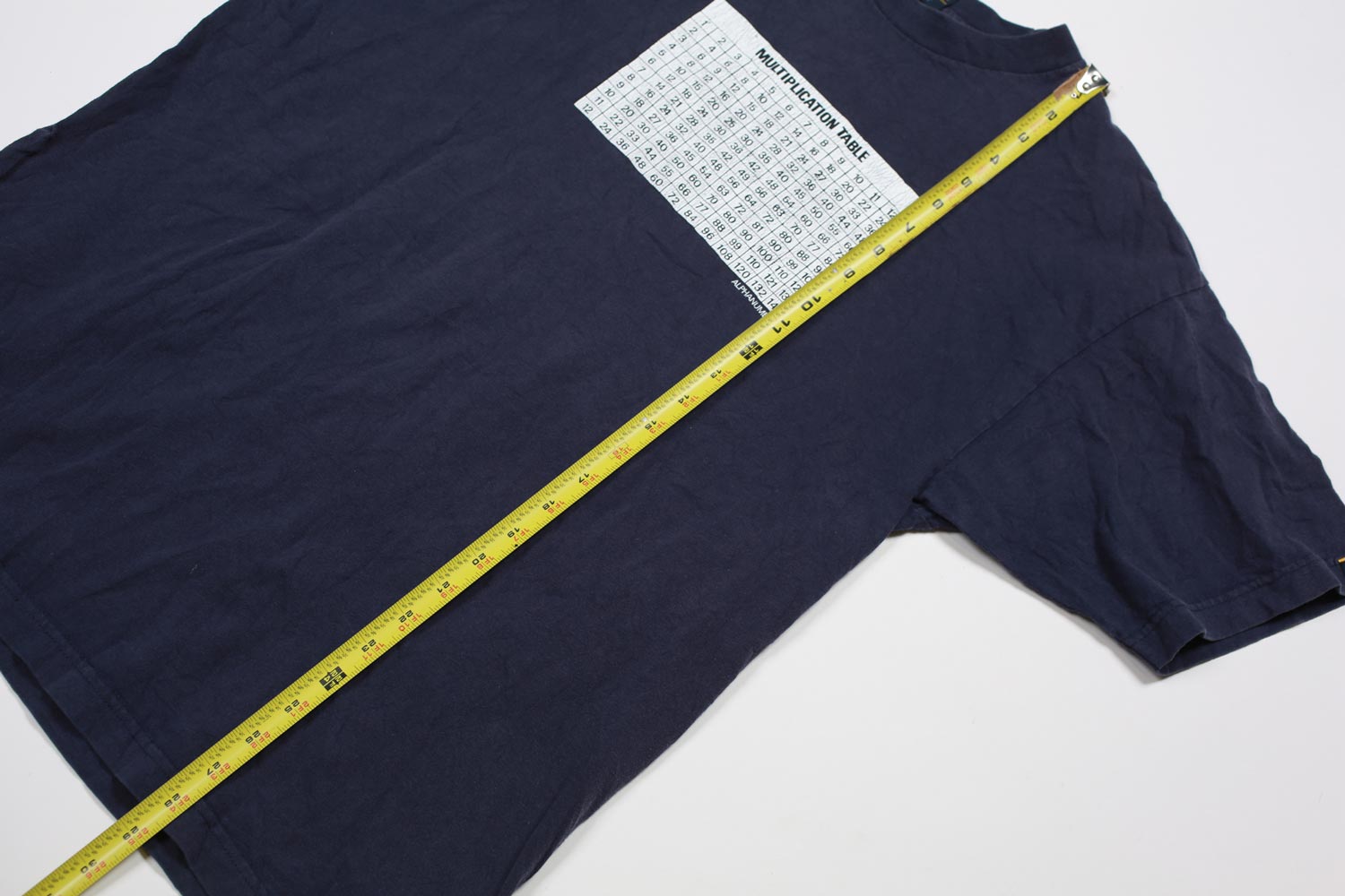 Alphanumeric Periodic Table maglietta navy M cotone