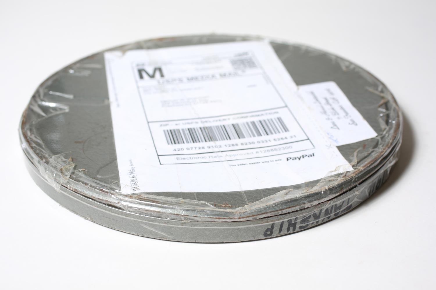Pellicola 16mm lotto 5 contenitori vintage 14-15"