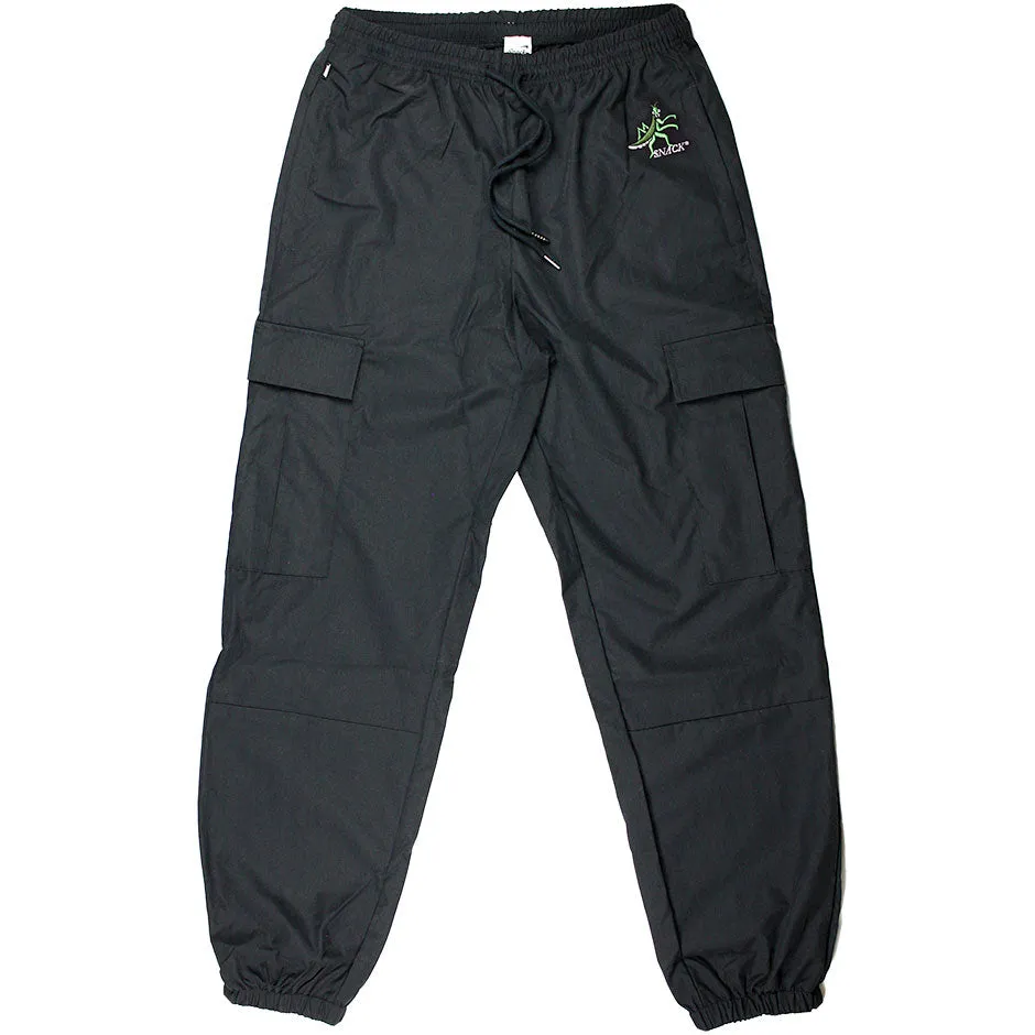 Snack Skateboarding Mantis pantalone cargo nylon nero